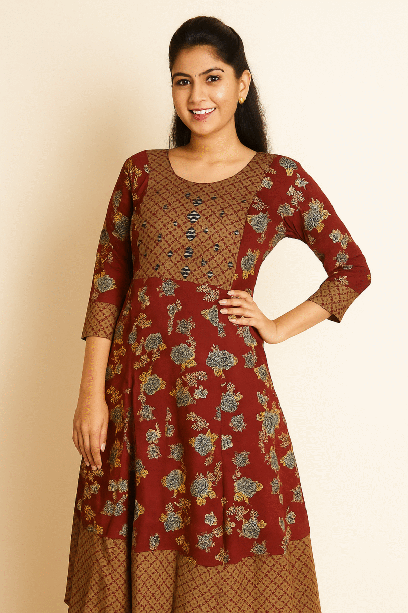 MIRROR WORK ANARKALI