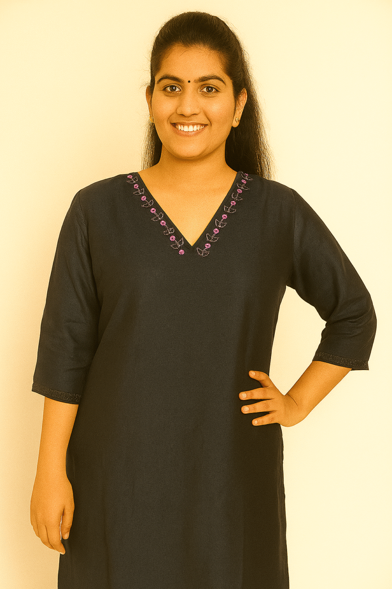 SHIMMER CASUAL KURTHI - Image 2