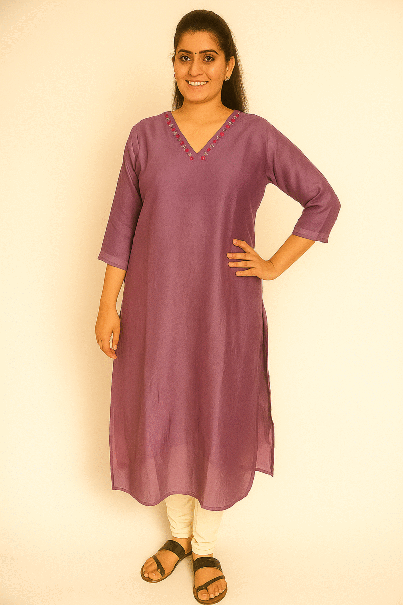 SHIMMER CASUAL KURTHI