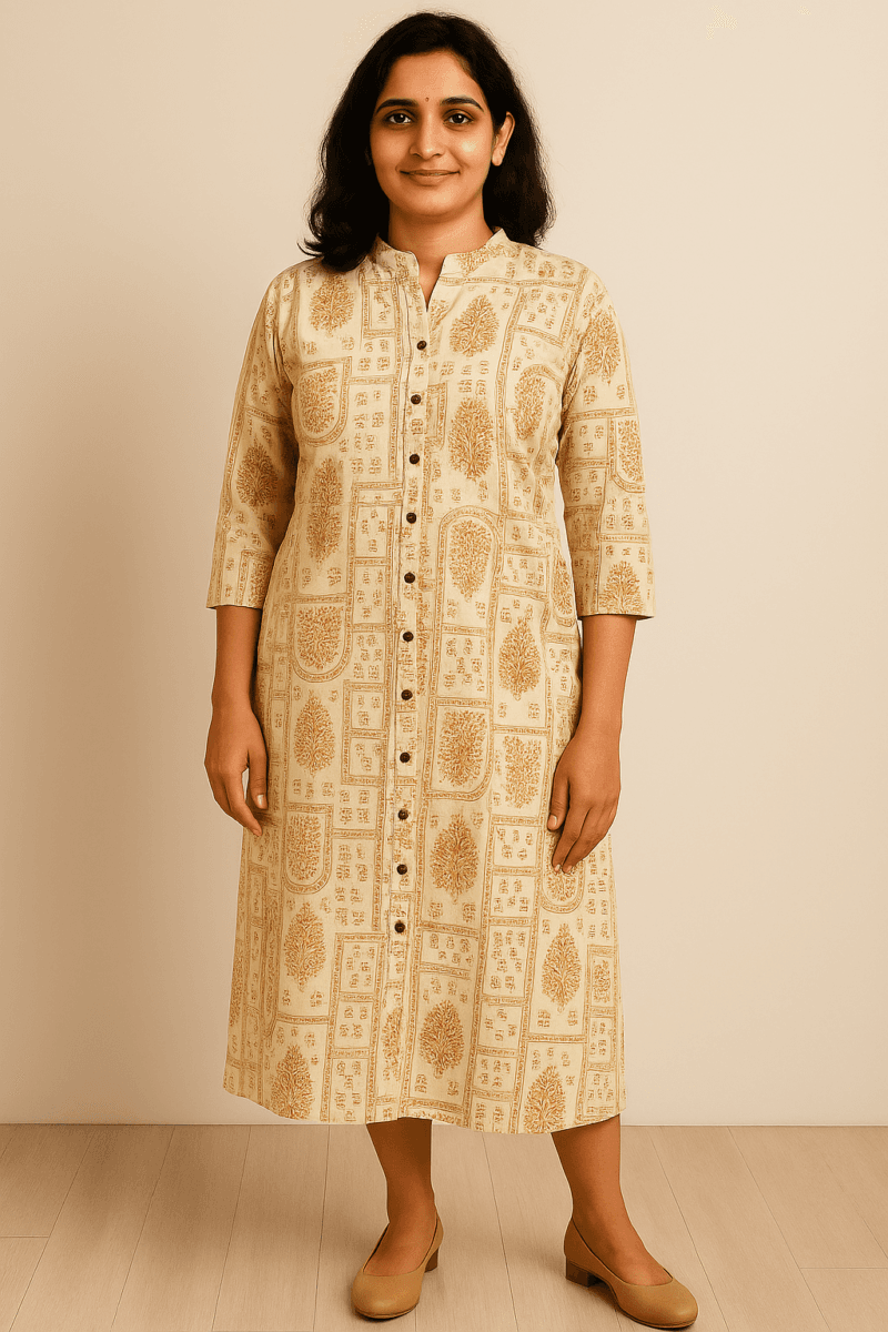 CALF LENGTH KURTHI