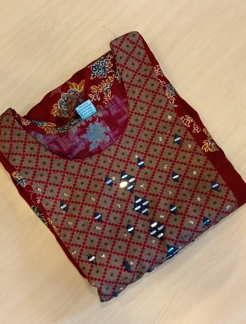 MIRROR WORK ANARKALI - Image 2